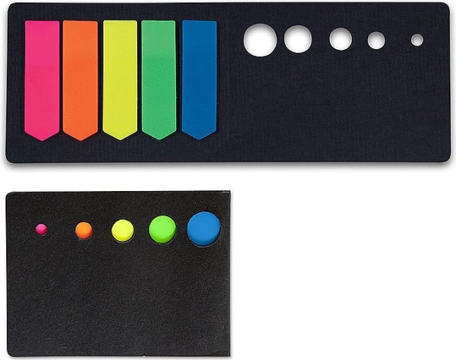 Selvklæbende faner Concorde neon pile 12 × 44 mm (5 farver, 100 stk.)