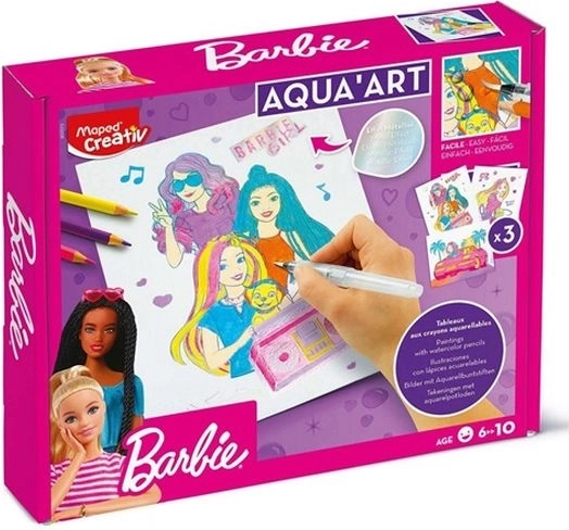 Maped Creativ Aqua Art akvarelbilleder Barbie