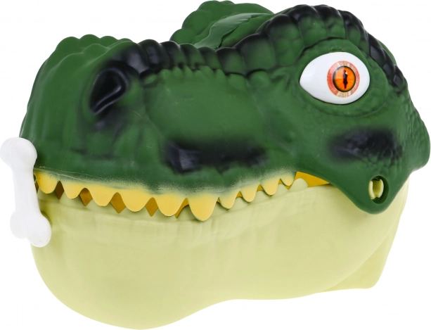 Sæt med dinosaurfigurer til børn 3+ med dinosaurus-hoved og landskabsmåtte
