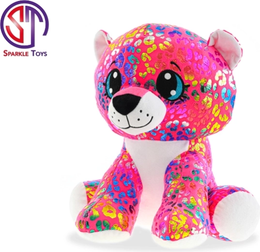 Plysbjørn leopard Rainbow Star Sparkle 24 cm siddende