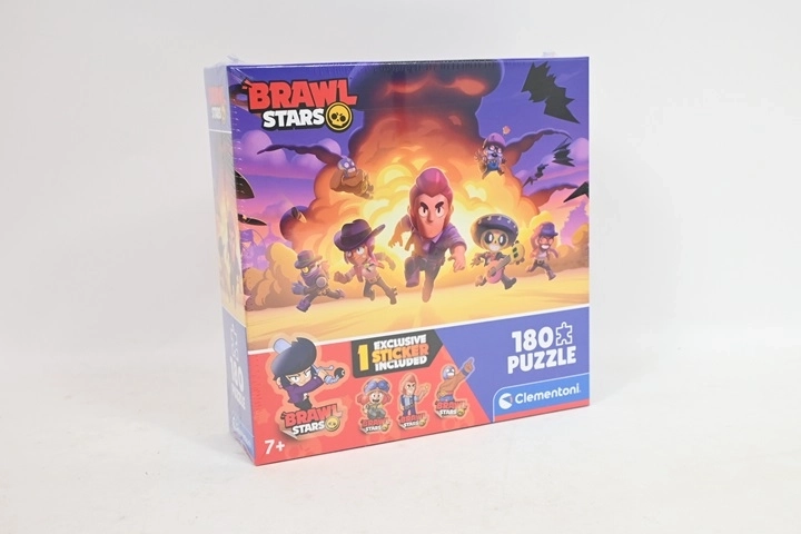 Clementoni Brawl Stars puslespil 180 brikker i firkantet æske