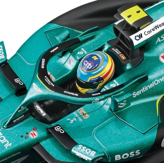 Tro gengivelse af Aston Martin AMR25 (2025)