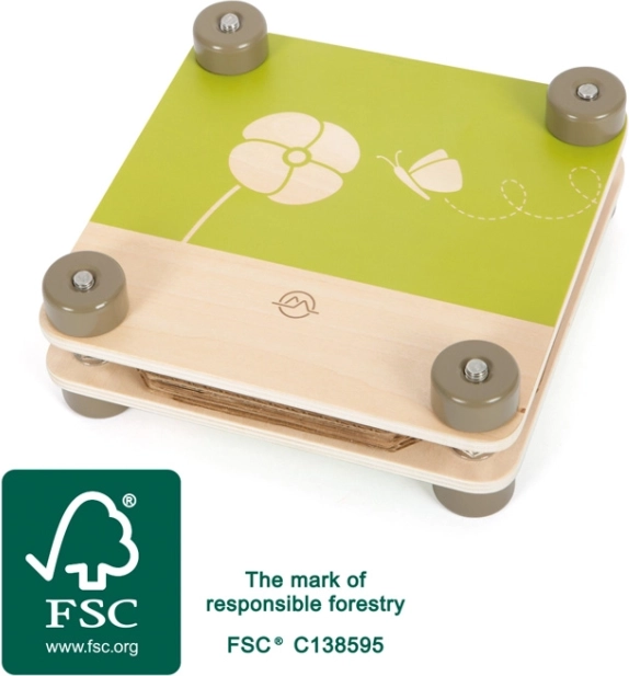 træpresse til blomster small foot discover