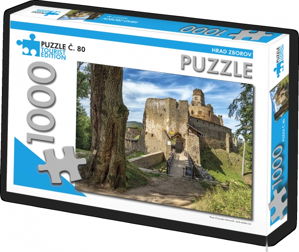 Turistudgave puslespil Hrad Zborov 1000 brikker