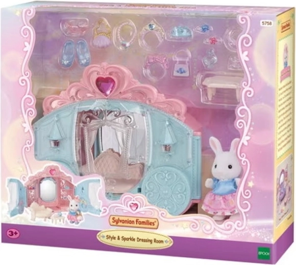 Stilfuld garderobe med karet – SYLVANIAN FAMILIES