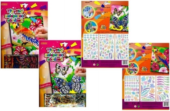 ARTLOVER glitrende klisterbillede Heste 20 × 29 cm