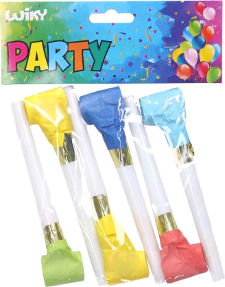 Partyfløjter med konfetti