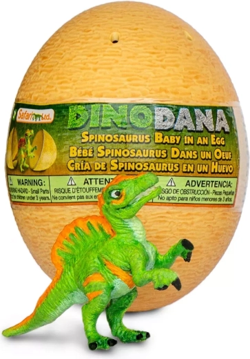 Safari Ltd. figur af Spinosaurus-unge med æg med udvidet virkelighed
