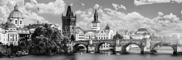 Interdruk panoramapuslespil Prag 1000 brikker