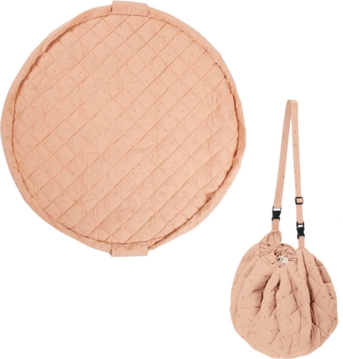 Play&Go Noomad soft legetæppe og legetøjspose organic fleuri