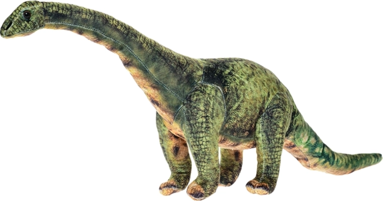 Plys diplodocus 60 cm – stående legetøj til børn fra fødslen