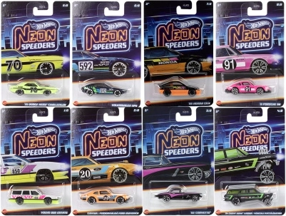 Hot Wheels neonkollektion – tematisk legebil 1:64