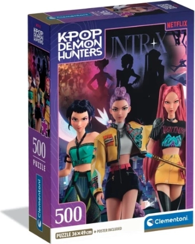 Clementoni puslespil 500 brikker K‑Pop Demon Hunters 2