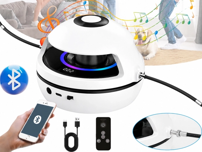 Bluetooth-musik, lyseffekter og genopladeligt batteri