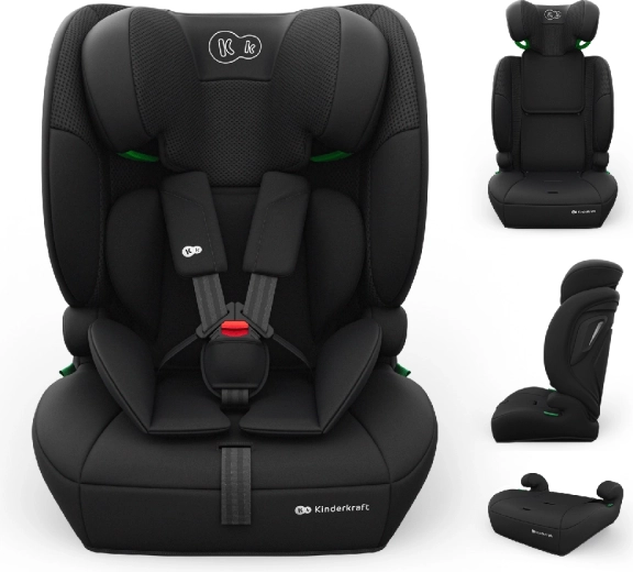 Kinderkraft Comfort Up 2 Plus i-Size autostol 76–150 cm sort