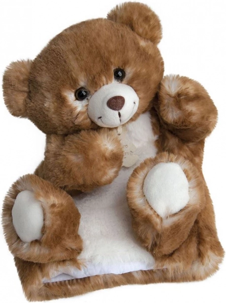 Plys Handskedukke Bjørn 25 cm fra Histoire d'Ours
