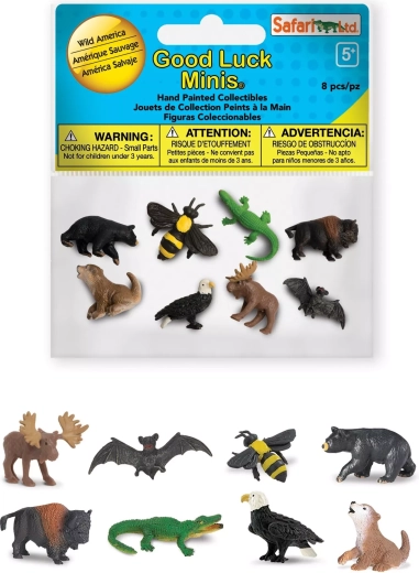 Vilde Amerika – Safari Ltd. Good Luck Minis funpack (8 minifigurer)