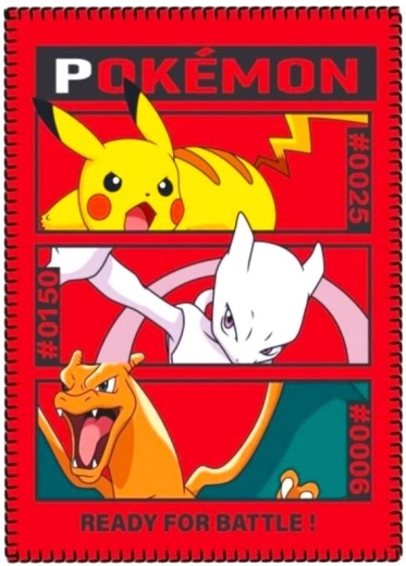 Fleece tæppe Pokémon