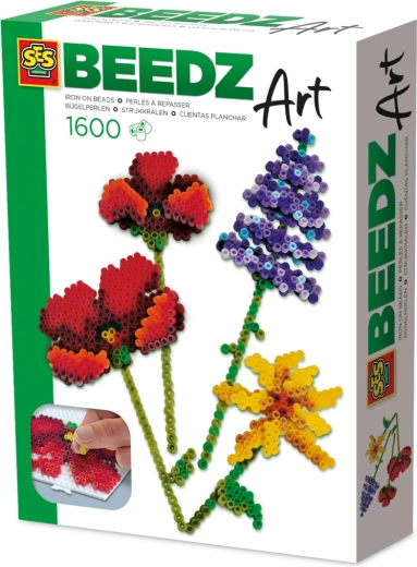 Strygeperler SES Beedz Art – engeblomster, 1600 stk.
