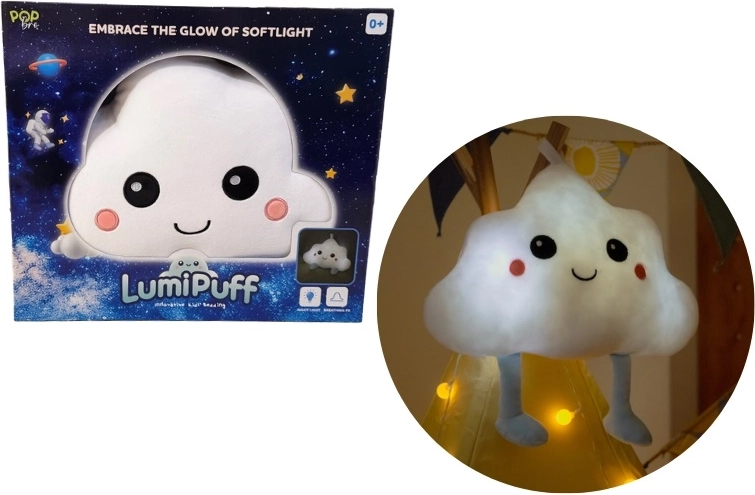 LumiPuff lysende sky-pude