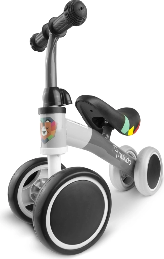 Nukido løbecykel til småbørn med 4 hjul