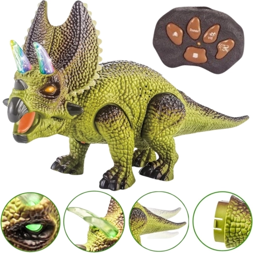 Woopie fjernstyret robotdinosaur Triceratops