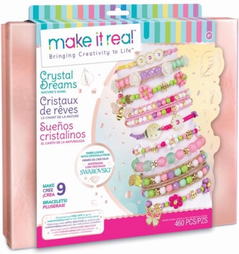 Sæt til at lave armbånd med Swarovski-krystaller