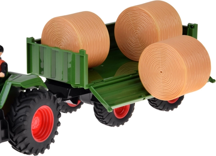 Aftagelig anhænger med nedklappelige sider