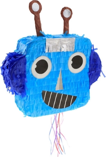 Piñata-robot med træksnore