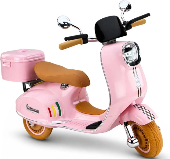 Elektrisk Vespa til børn, lyserød