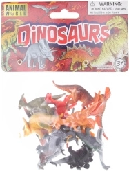 Dyr dinosaurer i pose – sæt med figurer
