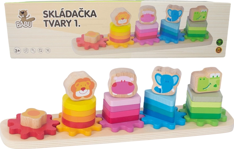 Babu træpuslespil dyr