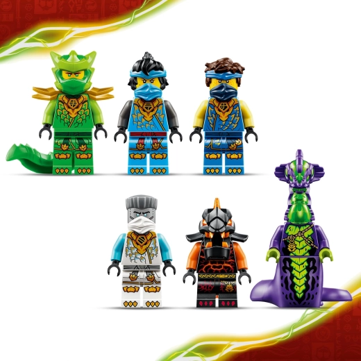 Seks NINJAGO-minifigurer