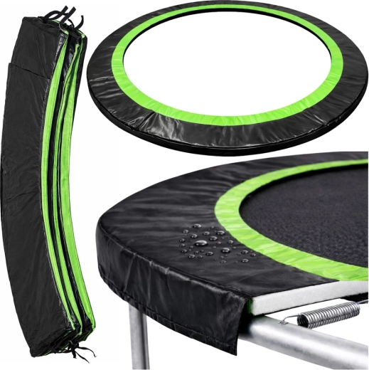 Beskyttelseskant til fjedre på Lean-trampolin 180–183 cm 6 ft sort
