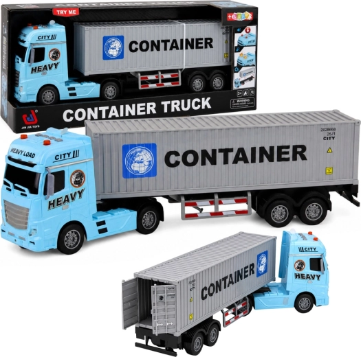 Børnelastbil med container, lys og lyde, 54 cm - 1 stk.