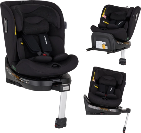 Petite&Mars drejelig autostol Twistguard Pro i-Size Coal black air 40–150 cm (0–36 kg)
