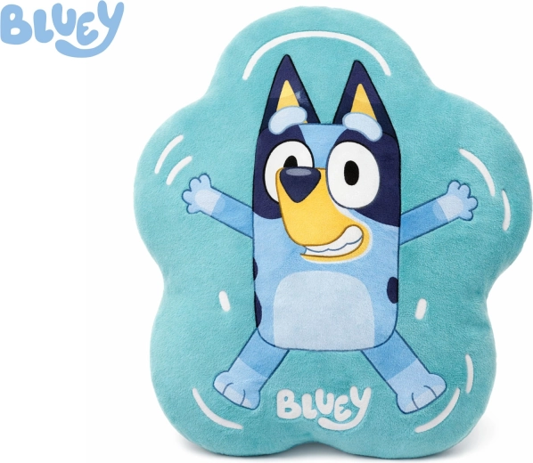 Plysbetrukket pude BLUEY til børn