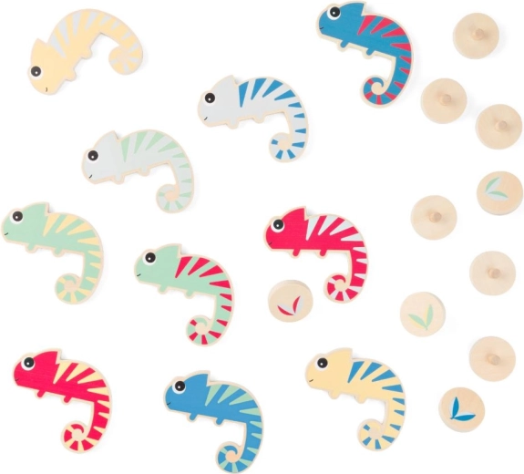 Chameleon – jagten på farver træfamiliespil
