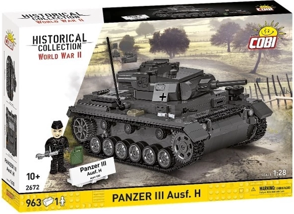 COBI Panzer III Ausf. H – byggesæt med 963 dele (1:28)