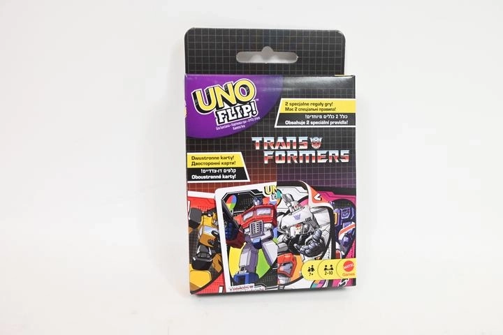 Mattel Uno Flip! Transformers kortspil