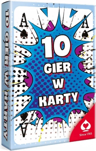 Sæt med 10 kortspil