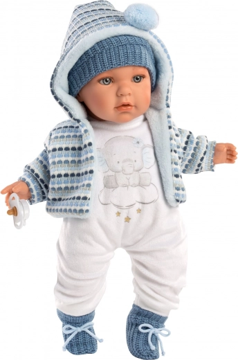 Realistisk dukke Baby Enzo med lyde