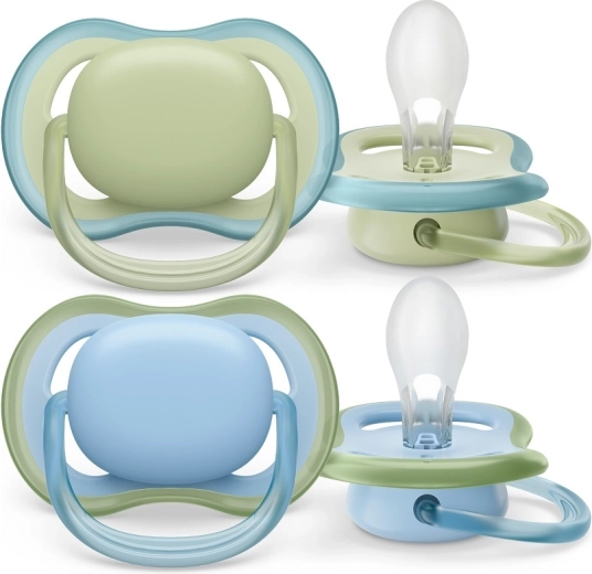 Philips Avent sut Ultra Air 0–6 m, blå, 2 stk.