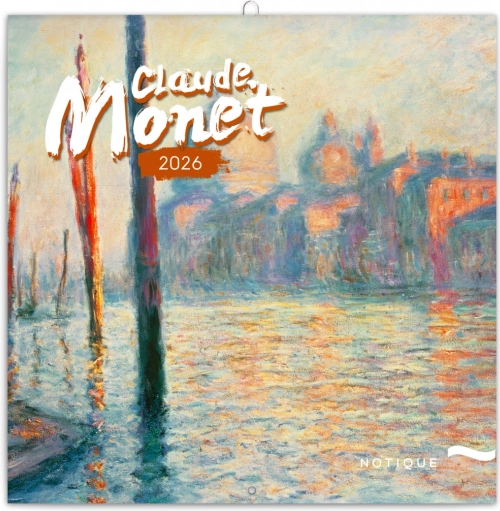 Notatkalender Claude Monet 2026, 30 x 30 cm