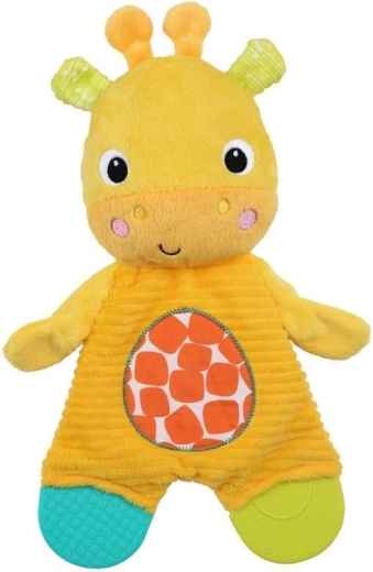 Bright Starts plys-bidedyr Snuggle & Teethe elefant til babyer