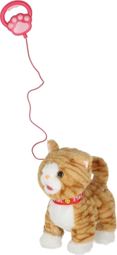 Gå og miav ved tryk på knap