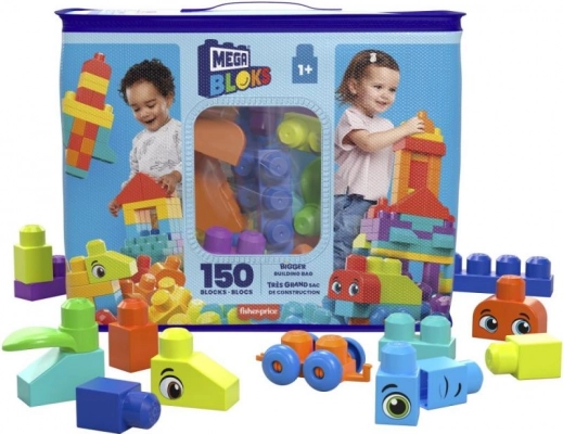 Stor taske med 150 byggesten MEGA BLOKS