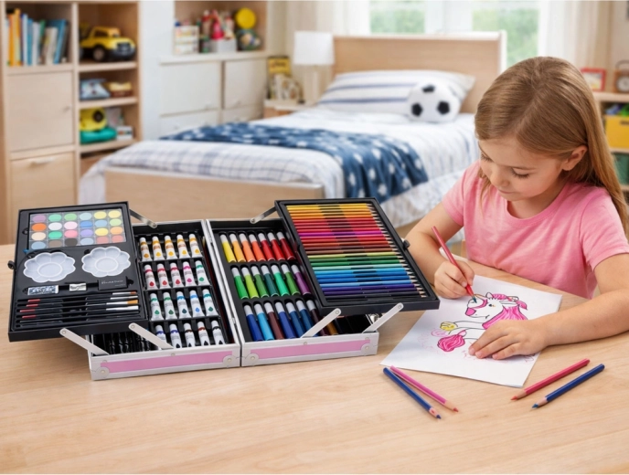 Bærbar kuffert til kreativitet hvor som helst