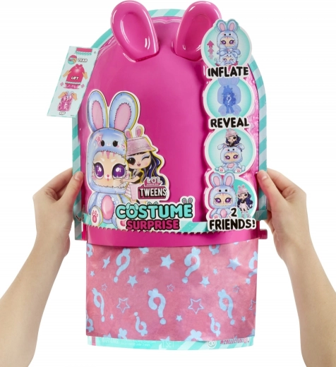 L.O.L. Surprise Tweens Costume Surprise dukke med oppusteligt dyrekostume