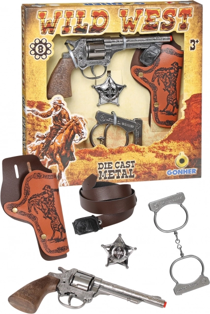 Cowboy sæt med håndjern